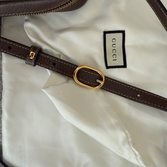 ** Pre-Loved ** Gucci GG Supreme Mini  Ophidia Cross Body Camera Bag - Picture 7 of 10